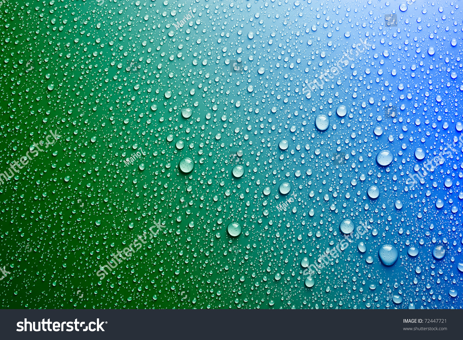 Blue Water Drops Background Texture Stock Photo 72447721 : Shutterstock