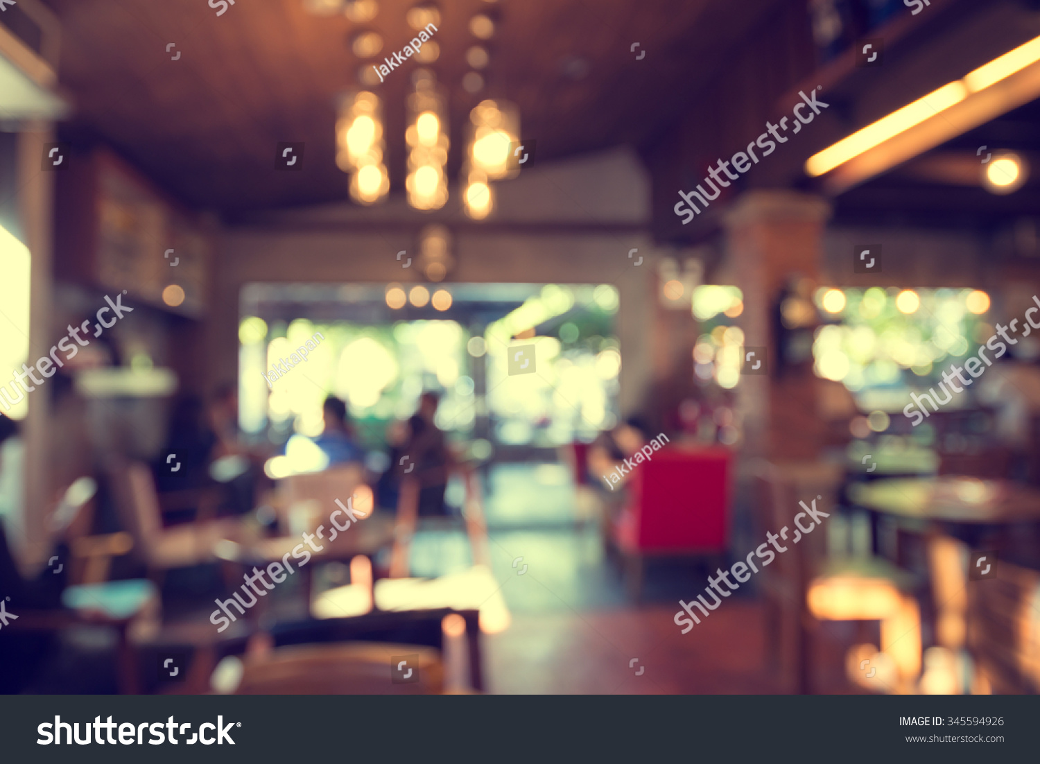 Blurred Cafe Background Coffee Shop Blur Stock Photo 