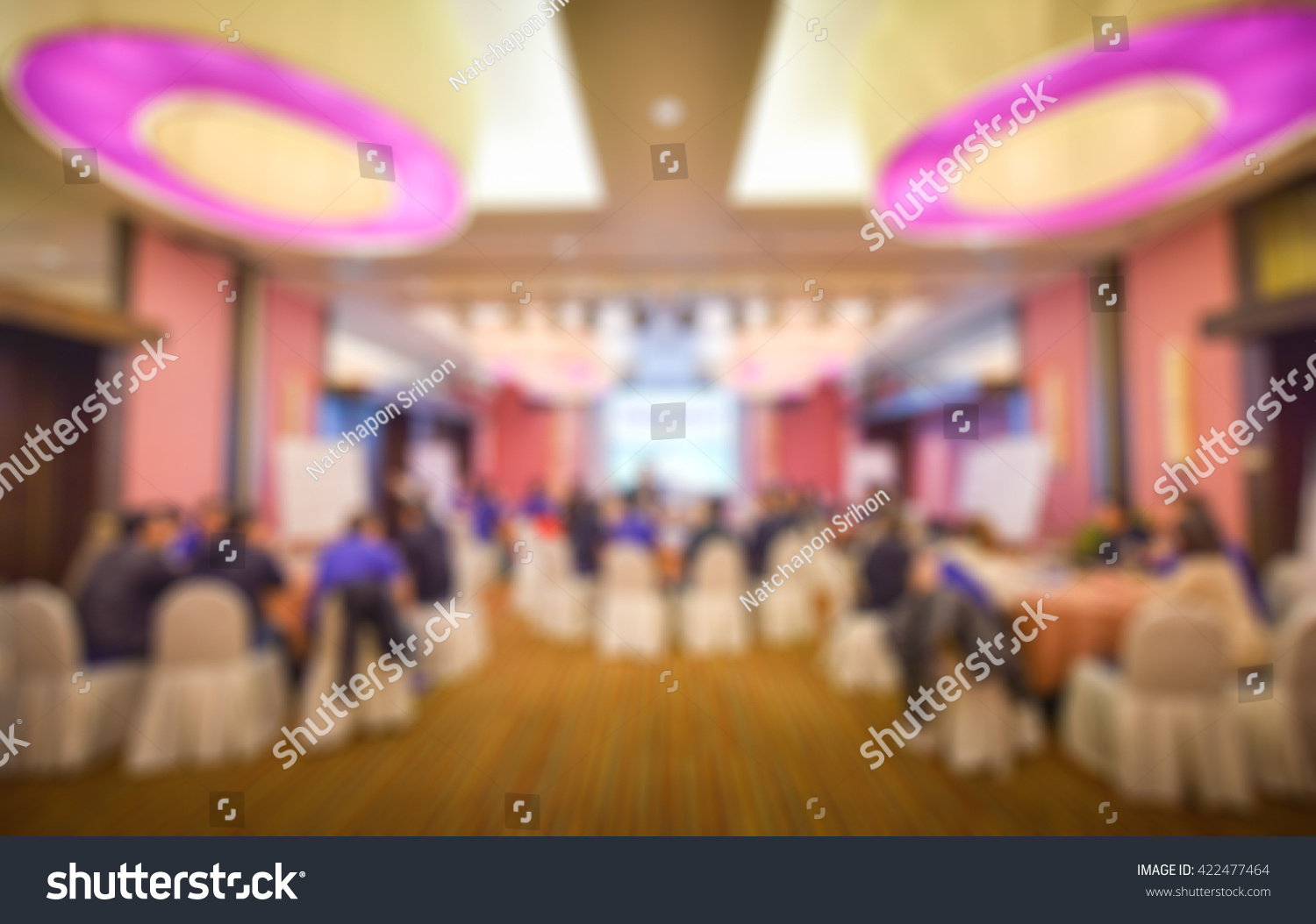 Blurred Grand Conference Room Stock Photo 422477464 Shutterstock