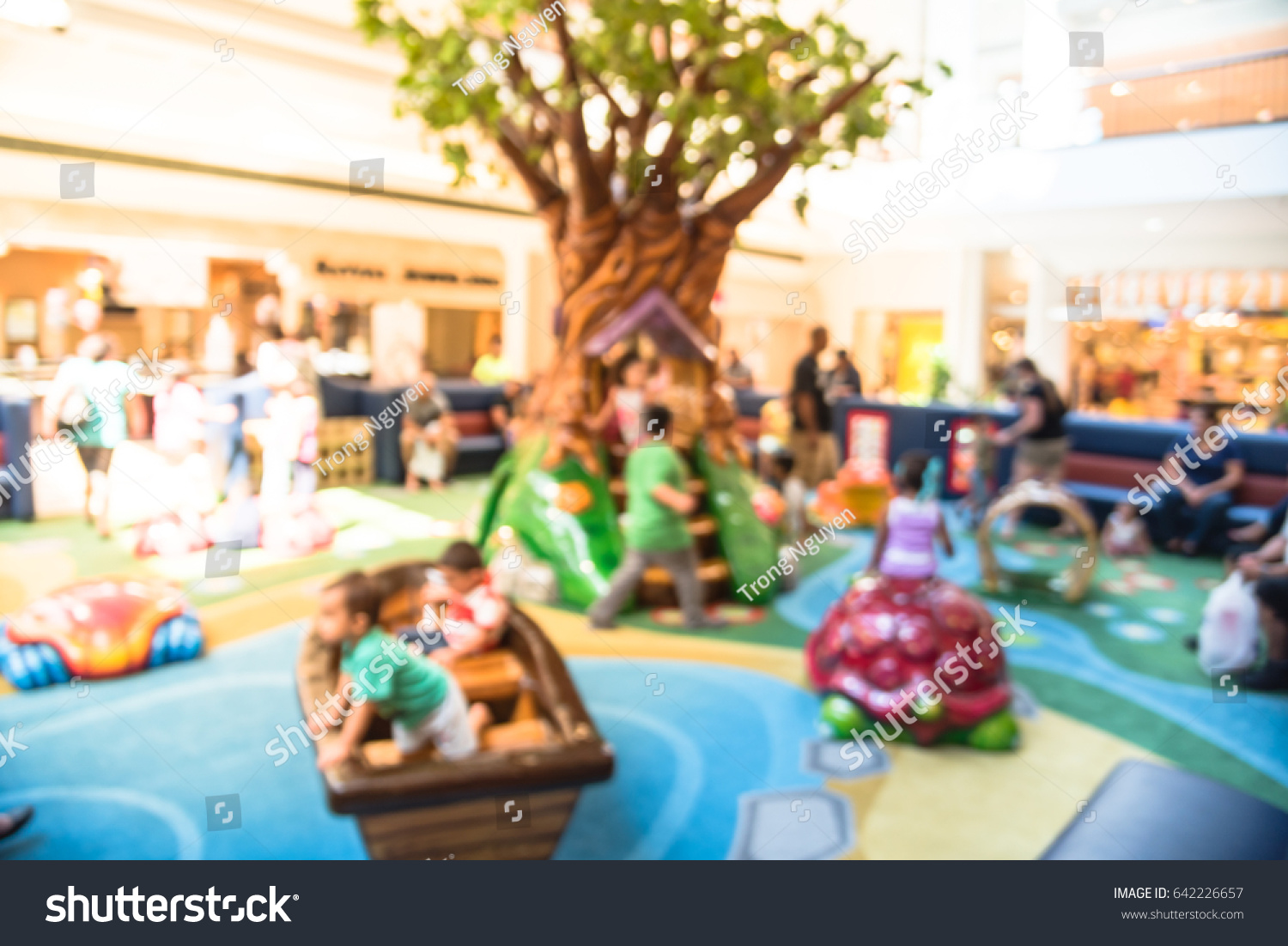 Blurred Soft Play Equipment Indoor Playground Stock Photo Edit Now