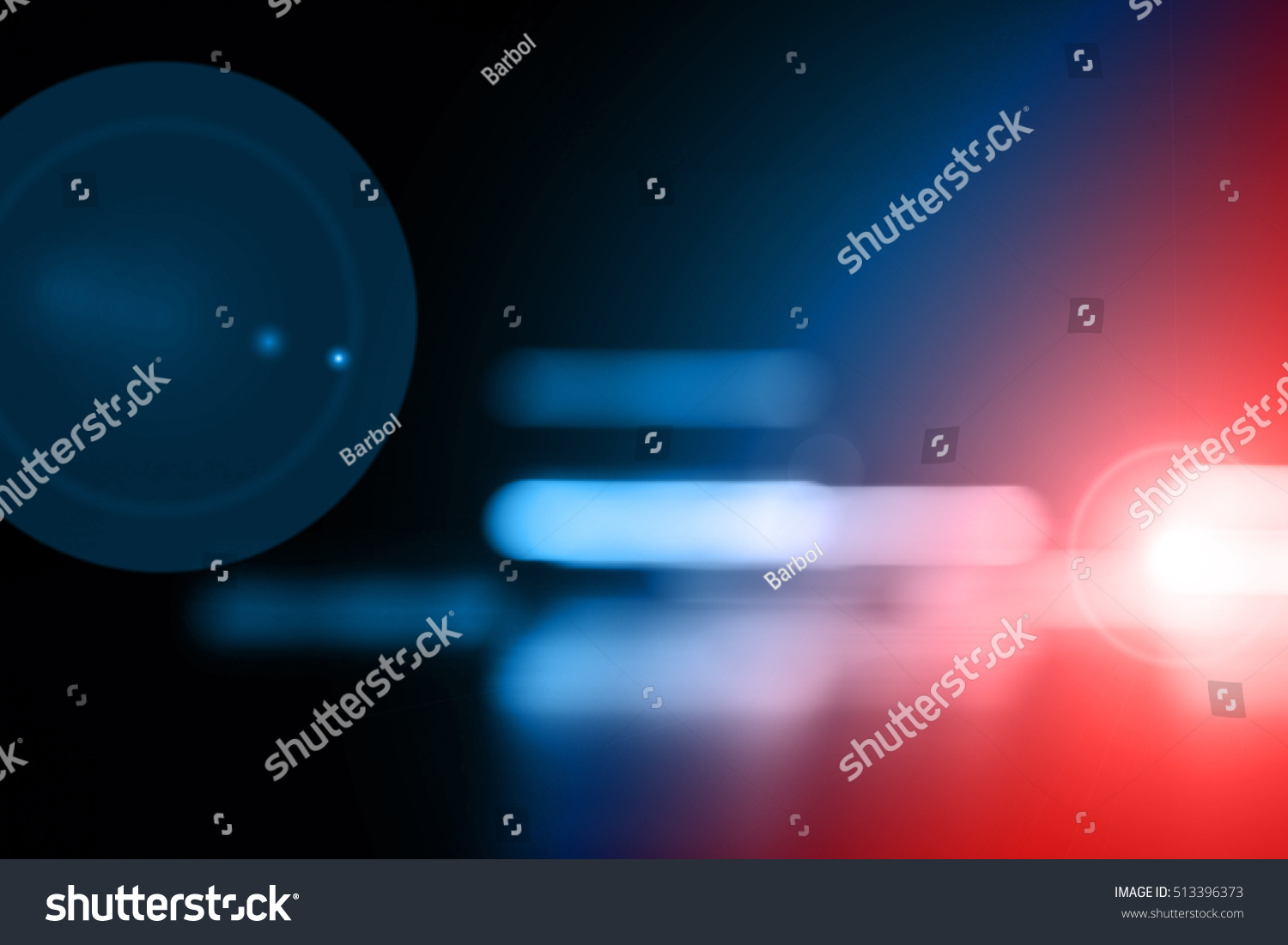 Blurry Background Warning Lights Background Traffic Stock Illustration ...