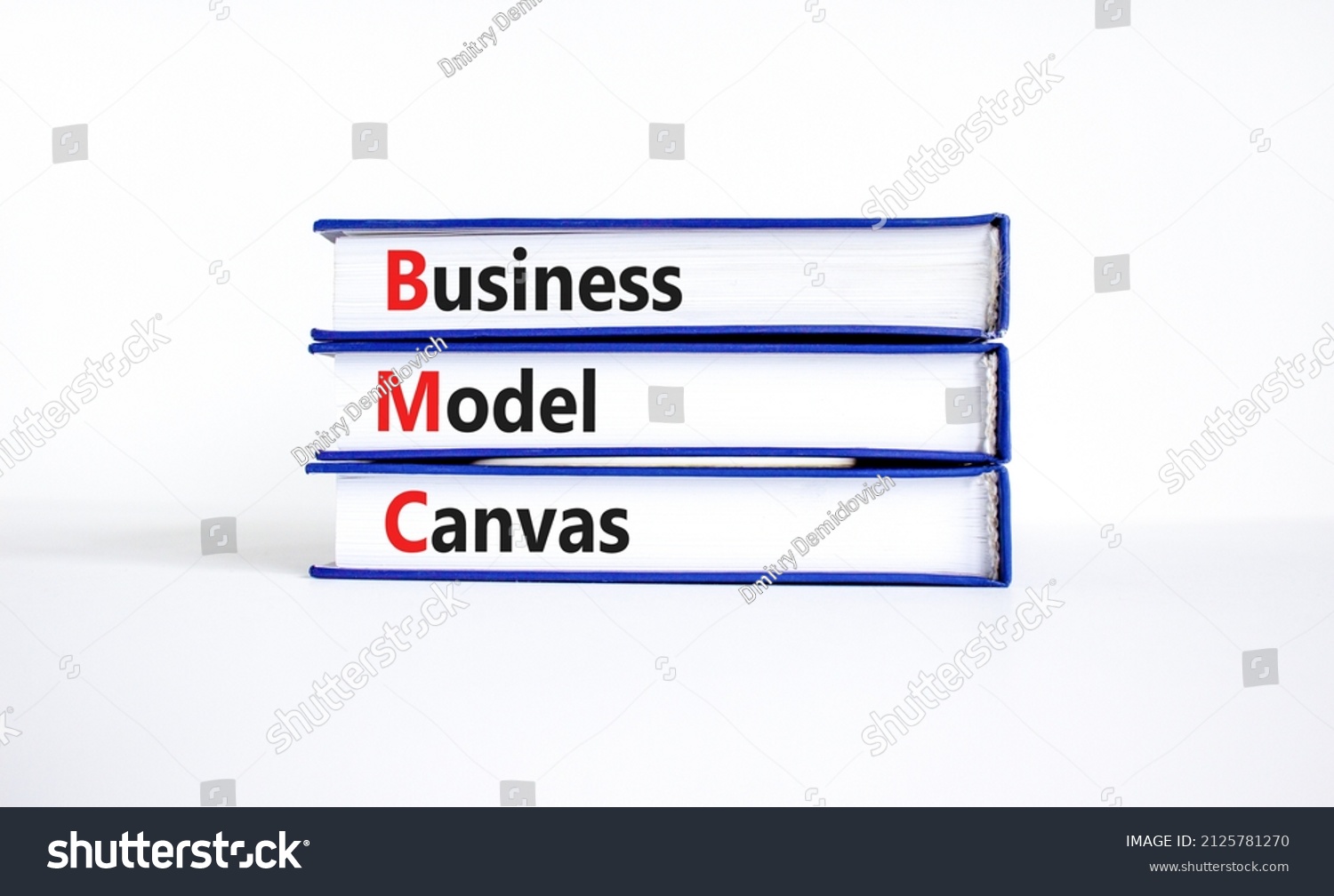 Bmc Business Model Canvas Symbol Concept Stock Photo 2125781270 ...