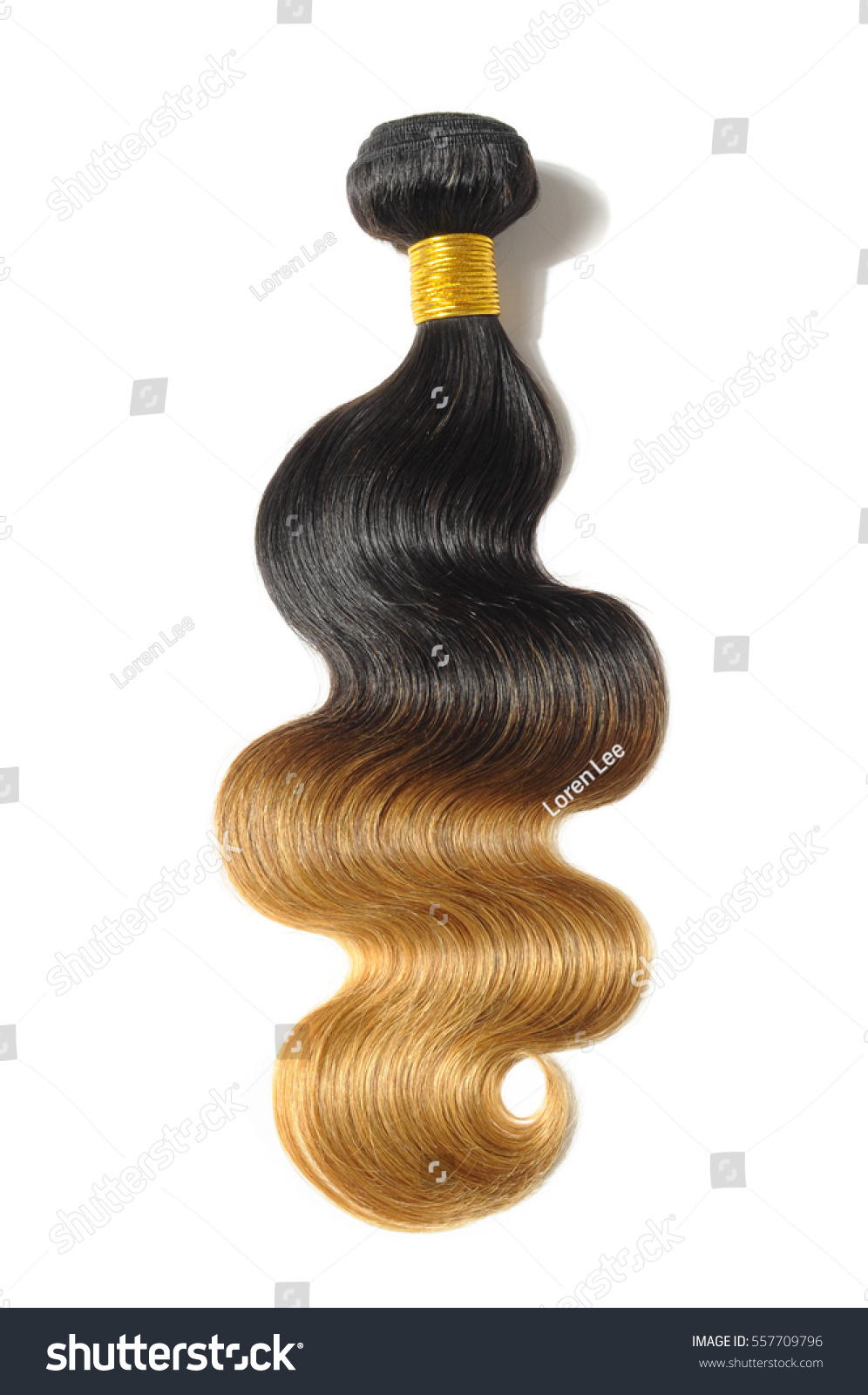 Body Wave Black Blonde Two Tone Stock Photo Edit Now 557709796