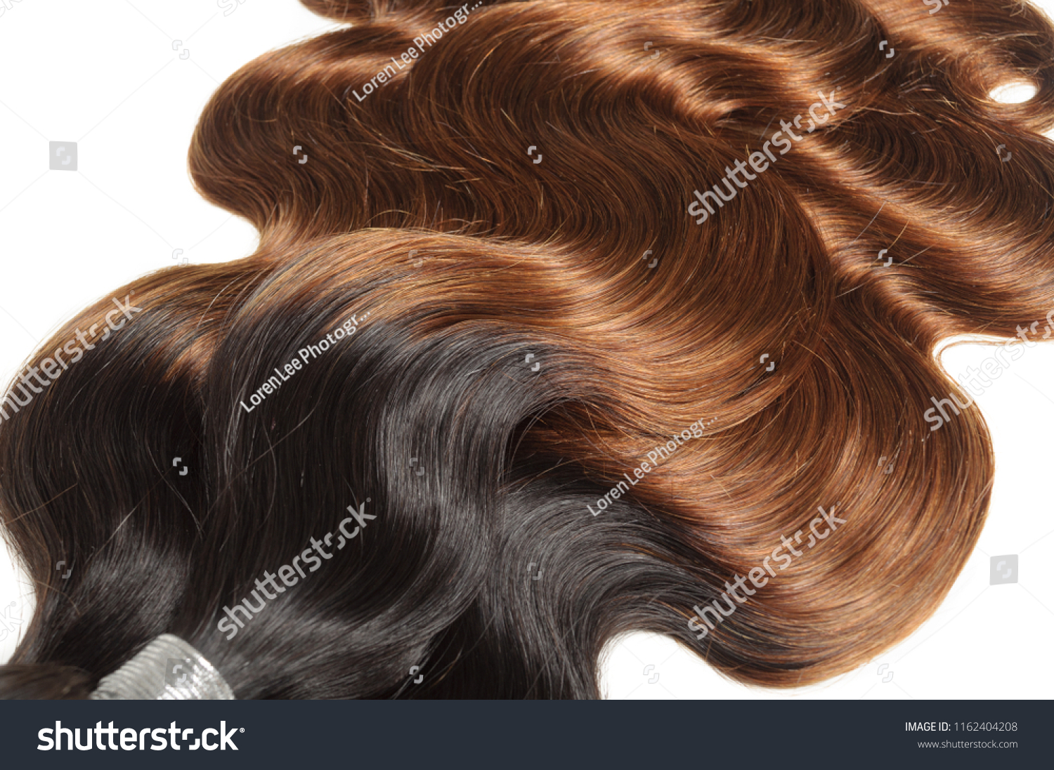 Body Wave Two Tone Ombre Style Stock Photo Edit Now 1162404208