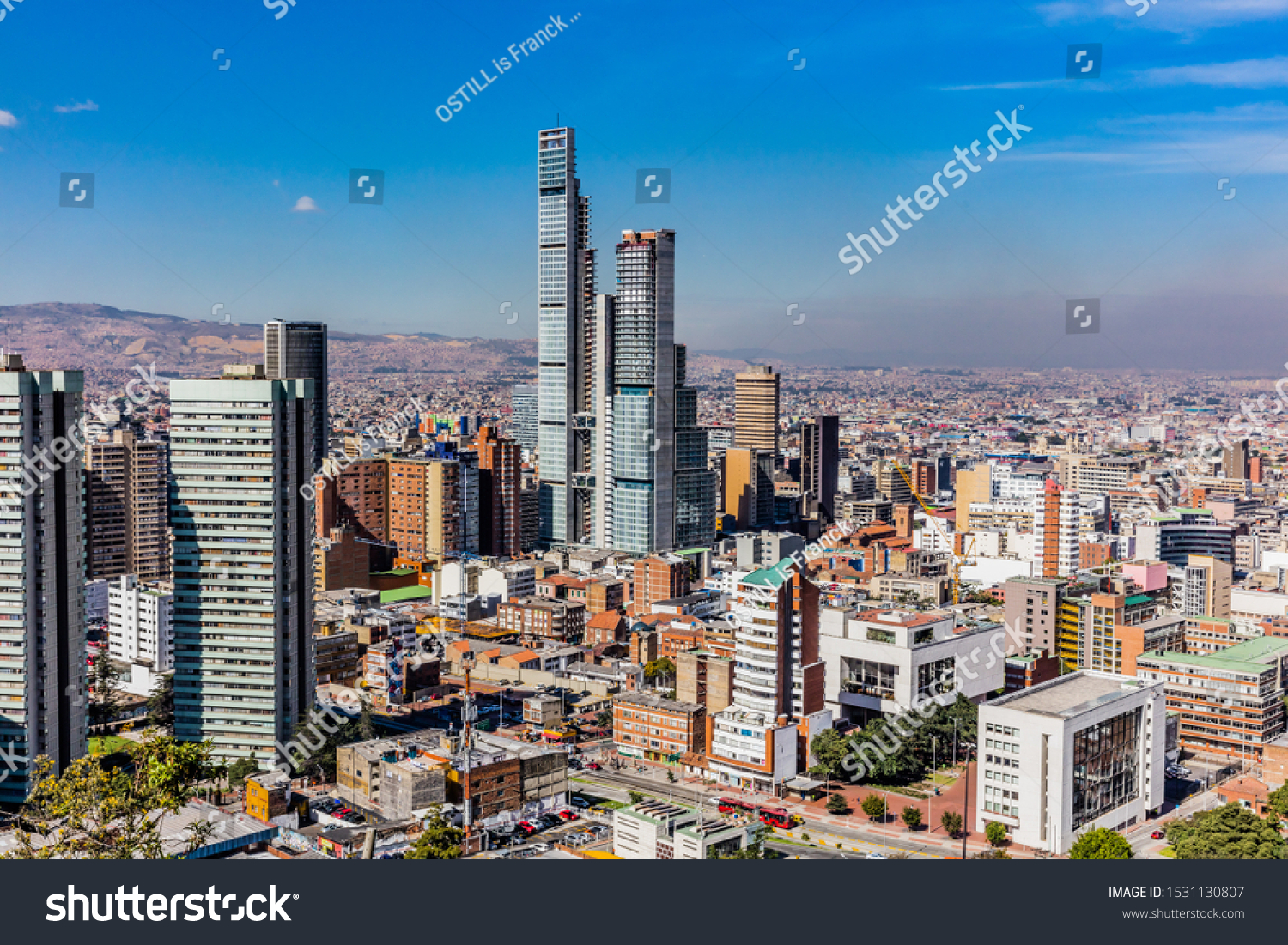 Bogota Skyline Cityscape Capital City Colombia Stock Photo Edit Now 1531130807