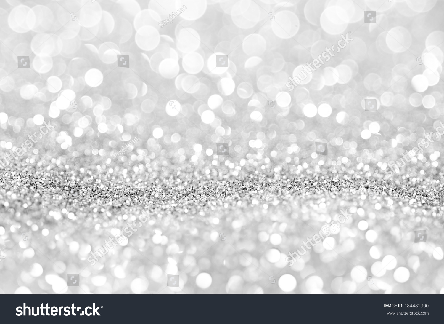 Bokeh Abstract Background Wallpaper Silver Diamond For Wedding Card ...