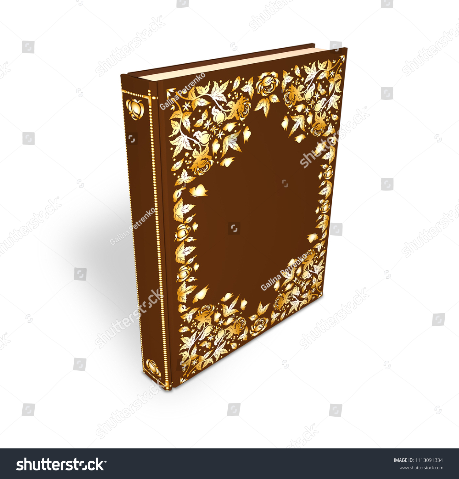 Royalty Free Stock Illustration Of Book Hardcover Ornamen 3 D