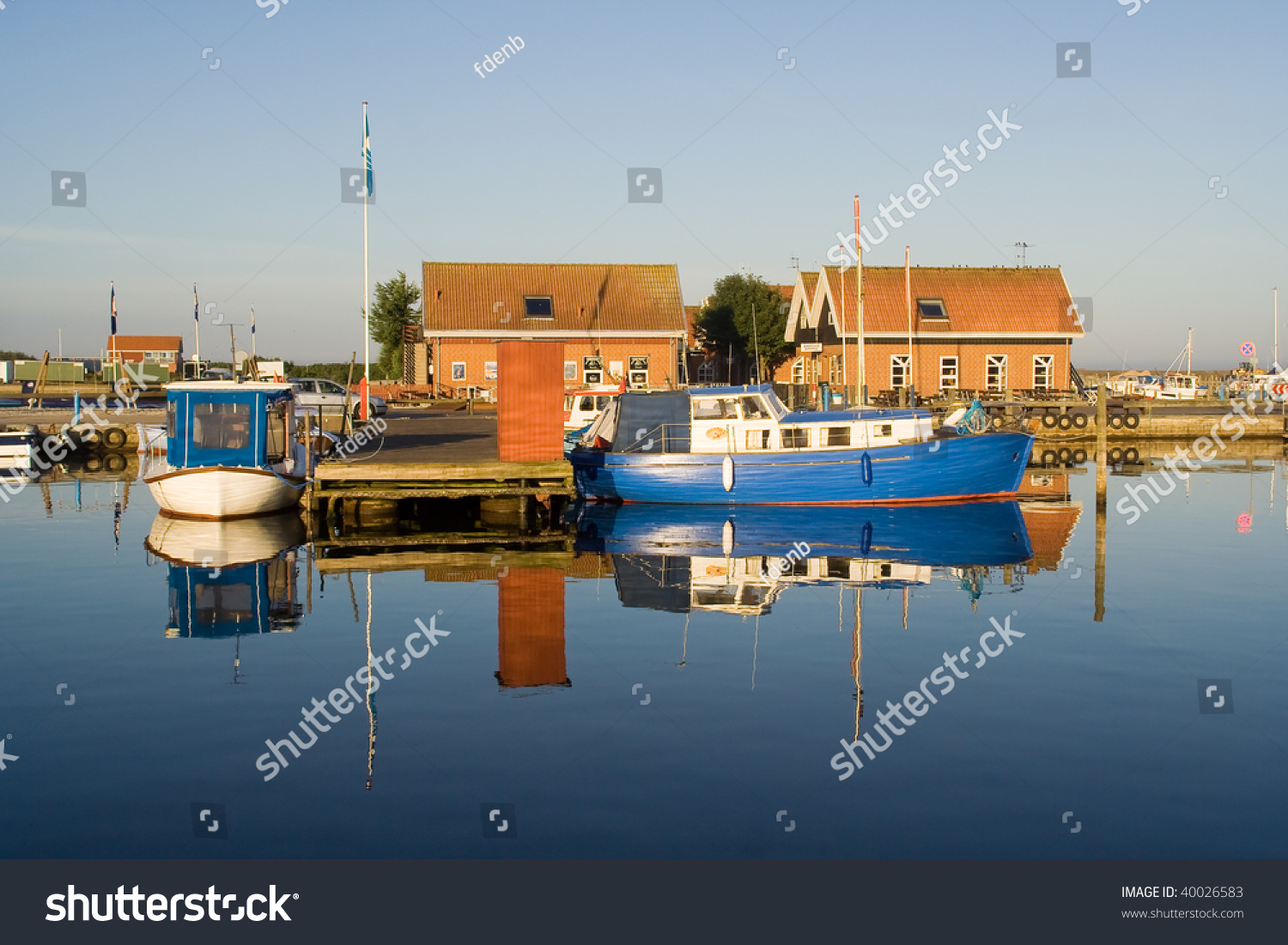 Bork Havn In Denmark Stock Photo 40026583 : Shutterstock