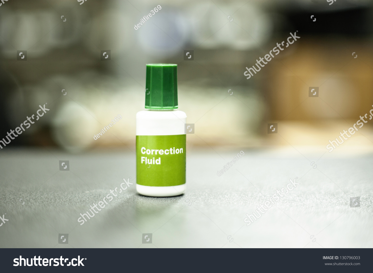 green correction fluid