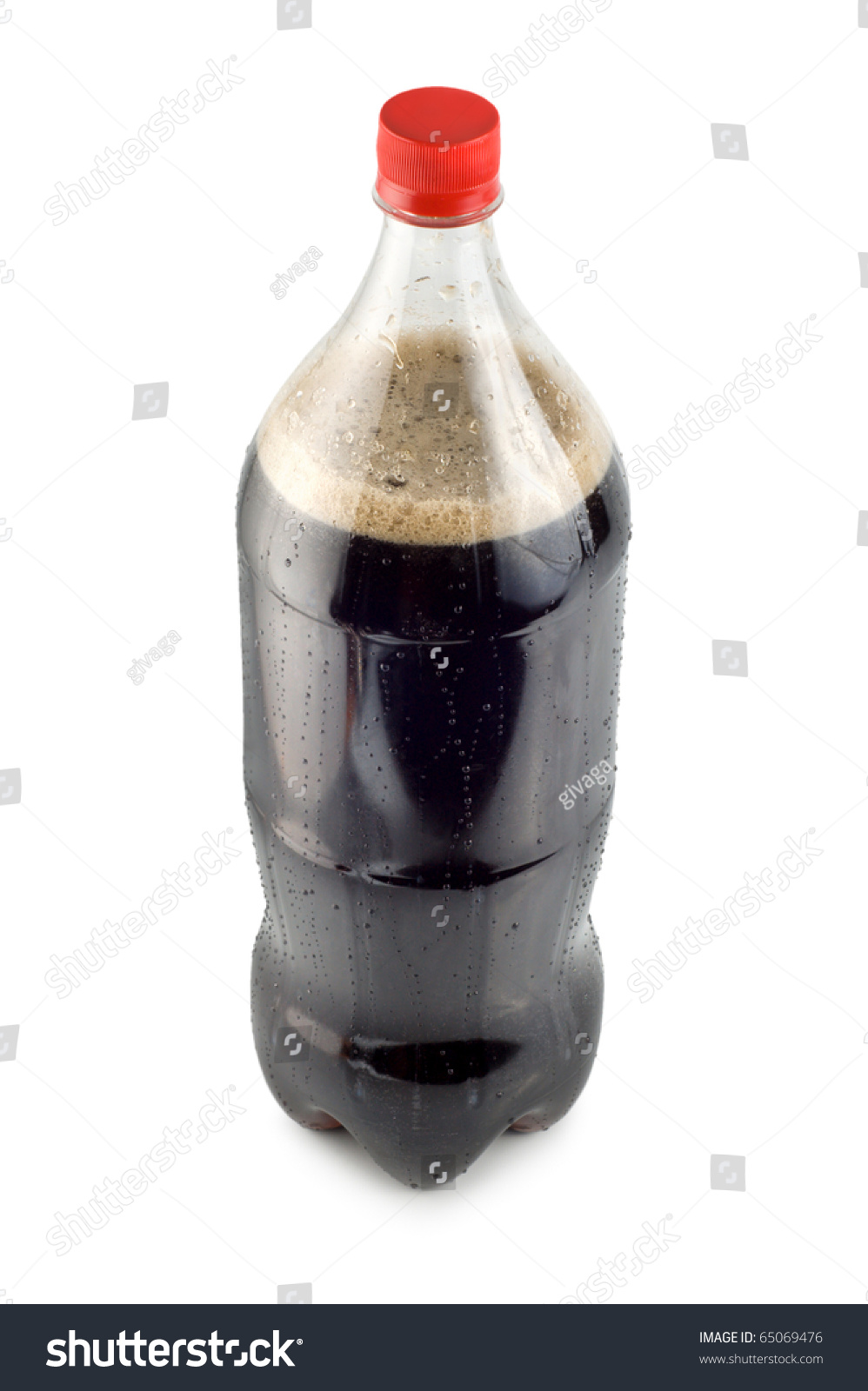 Bottle Of Soda Isolated On A White Background ( Path ) Stock Photo ...