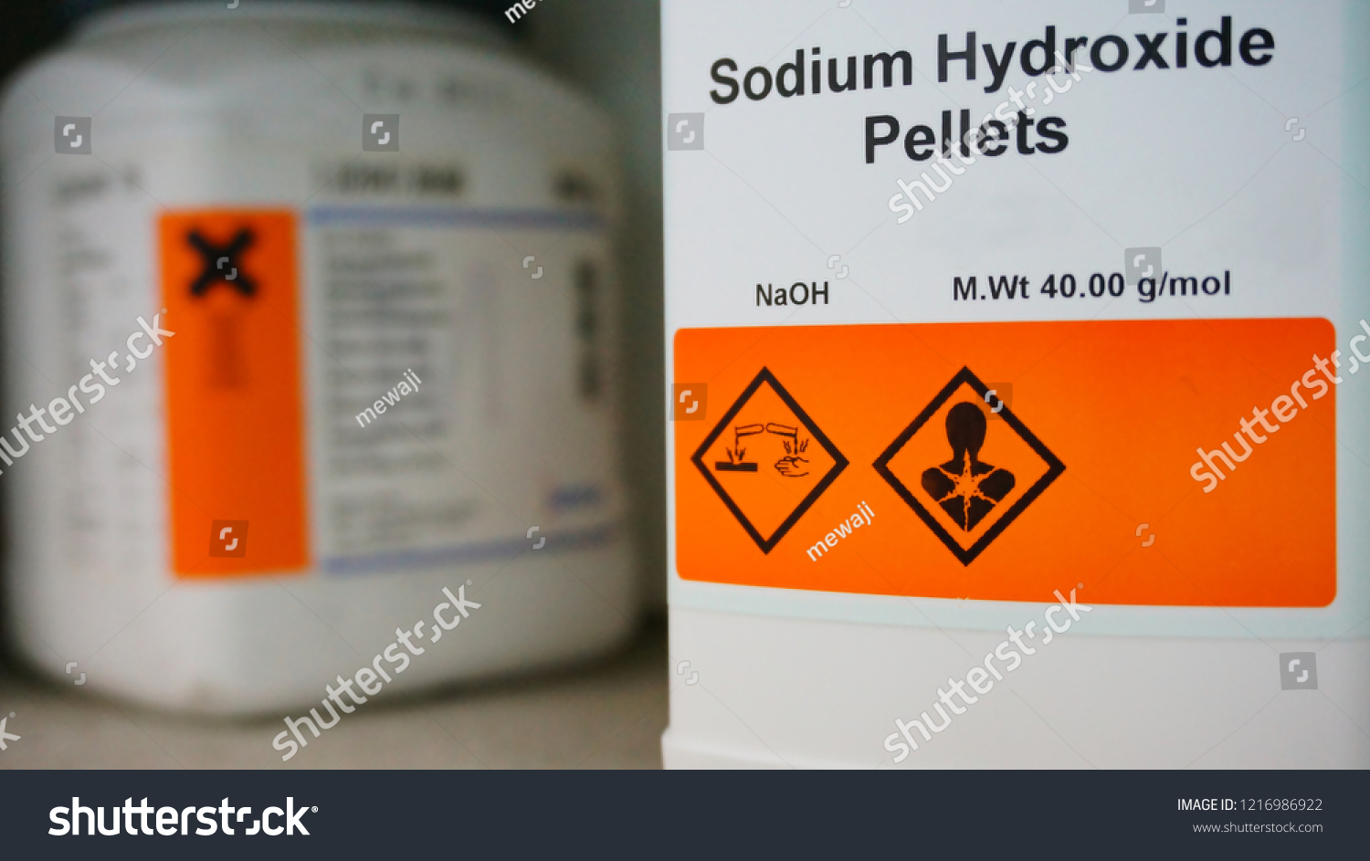 Bottle Sodium Hydroxide Naoh Properties Information Stock Photo Edit Now 1216986922