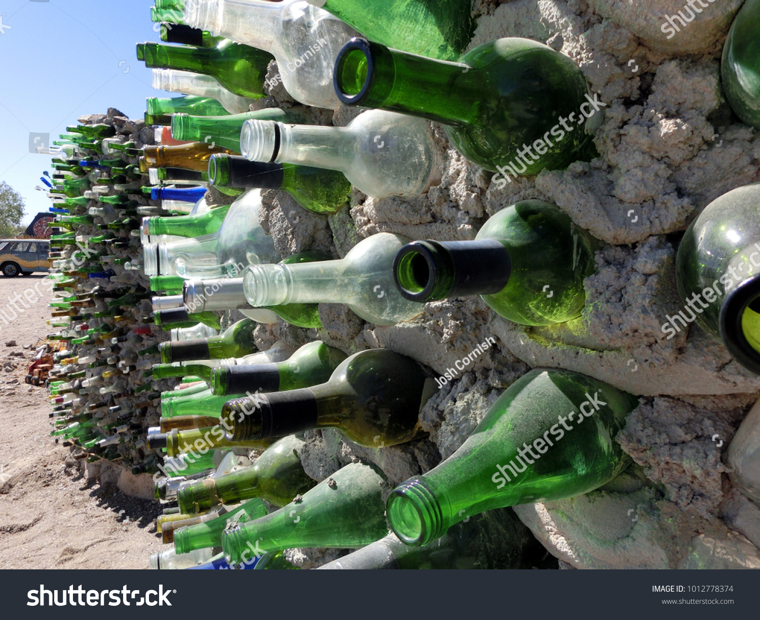 Download Bottle Wall Vintage Green Glass Beer Stock Photo Edit Now 1012778374 PSD Mockup Templates