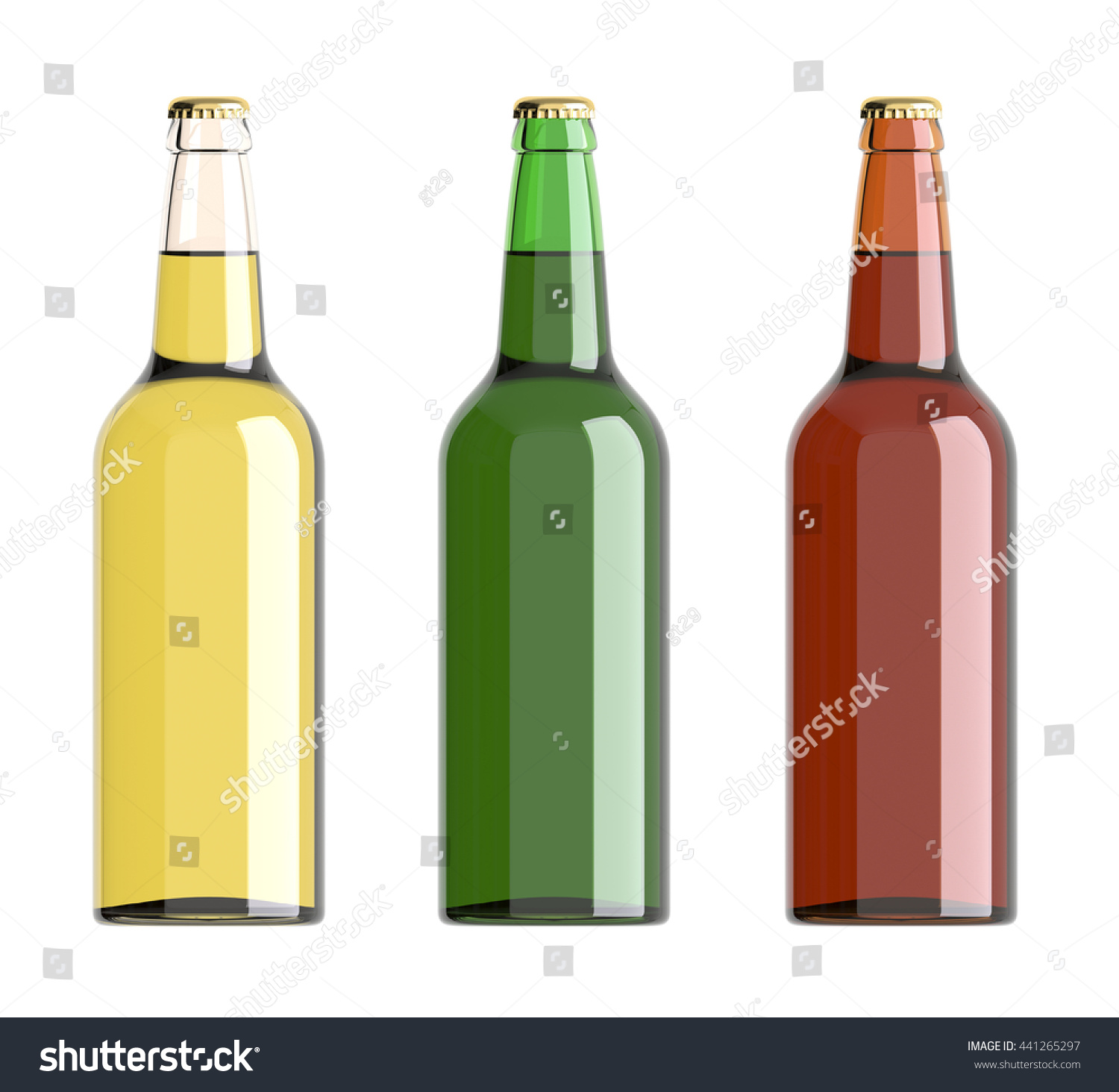 Download Bottled Beer Yellow Green Red Colors Stock Illustration 441265297 Yellowimages Mockups