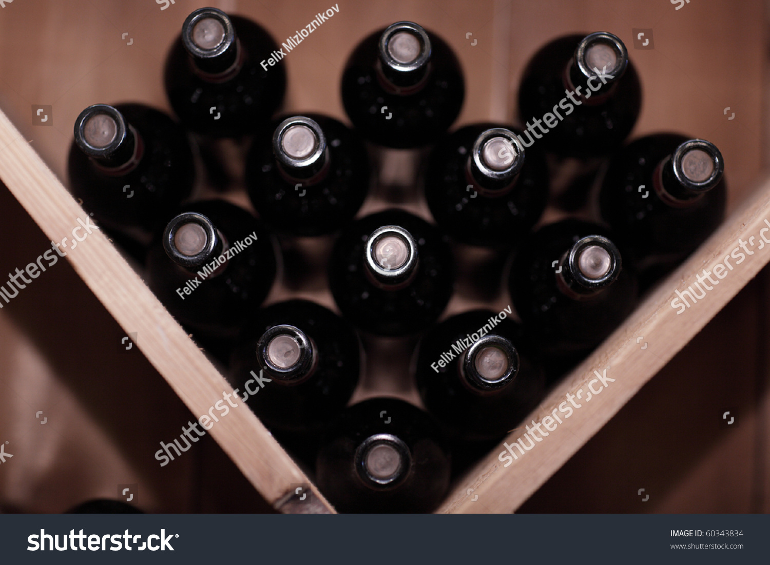 Bottles Of Wine Laying Down Stock Photo 60343834 : Shutterstock