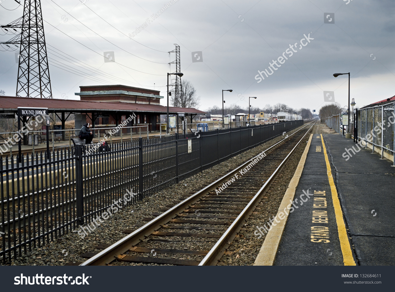 Bound Brook, New Jersey/Usa - March 15: The Bound Brook Train Station ...