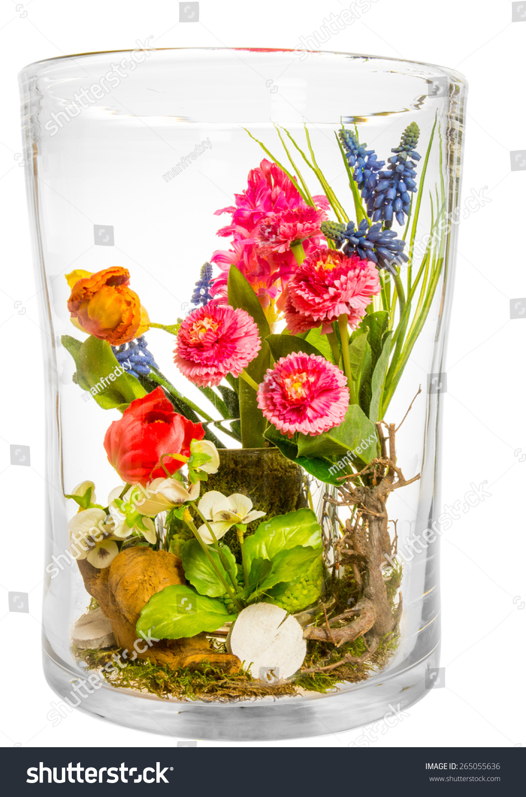 Bouquet Artificial Flowers Made Plastic Big Stock Photo Edit Now