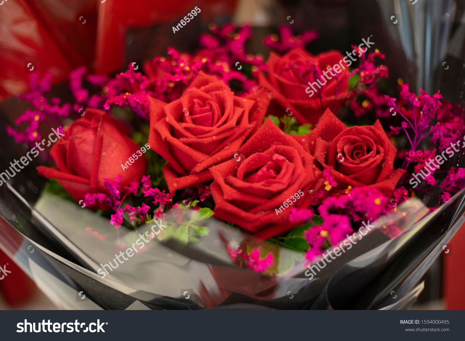 bouquet plastic wrap