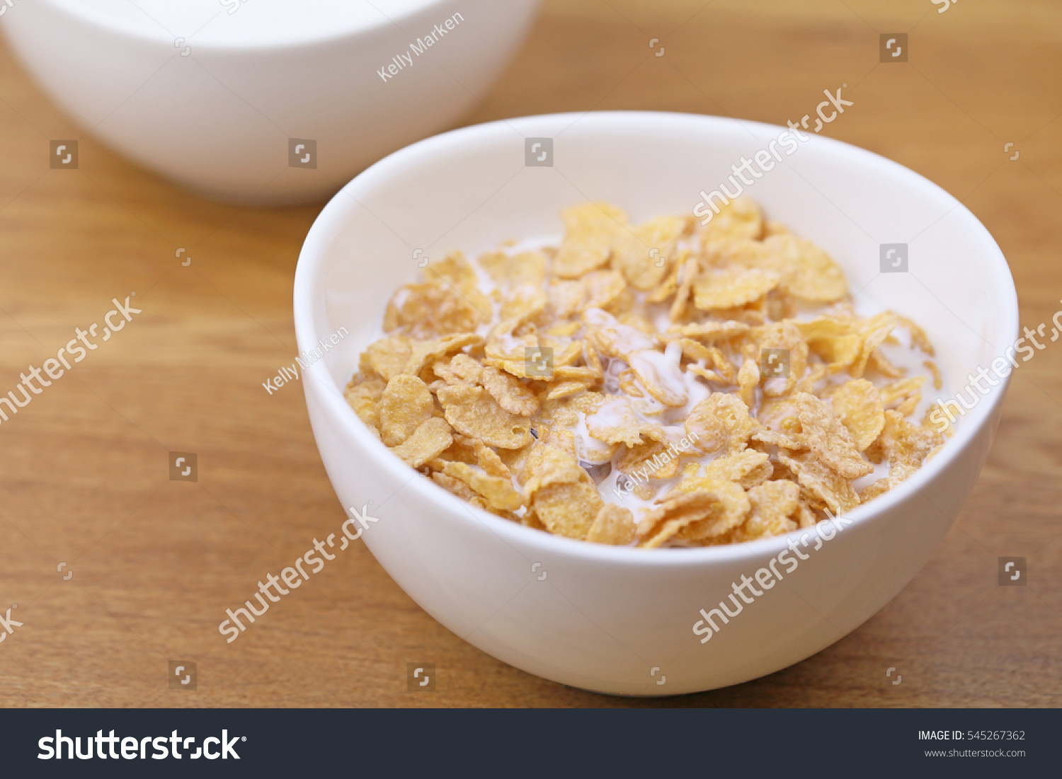 Bowl Corn Flakes Stock Photo Edit Now