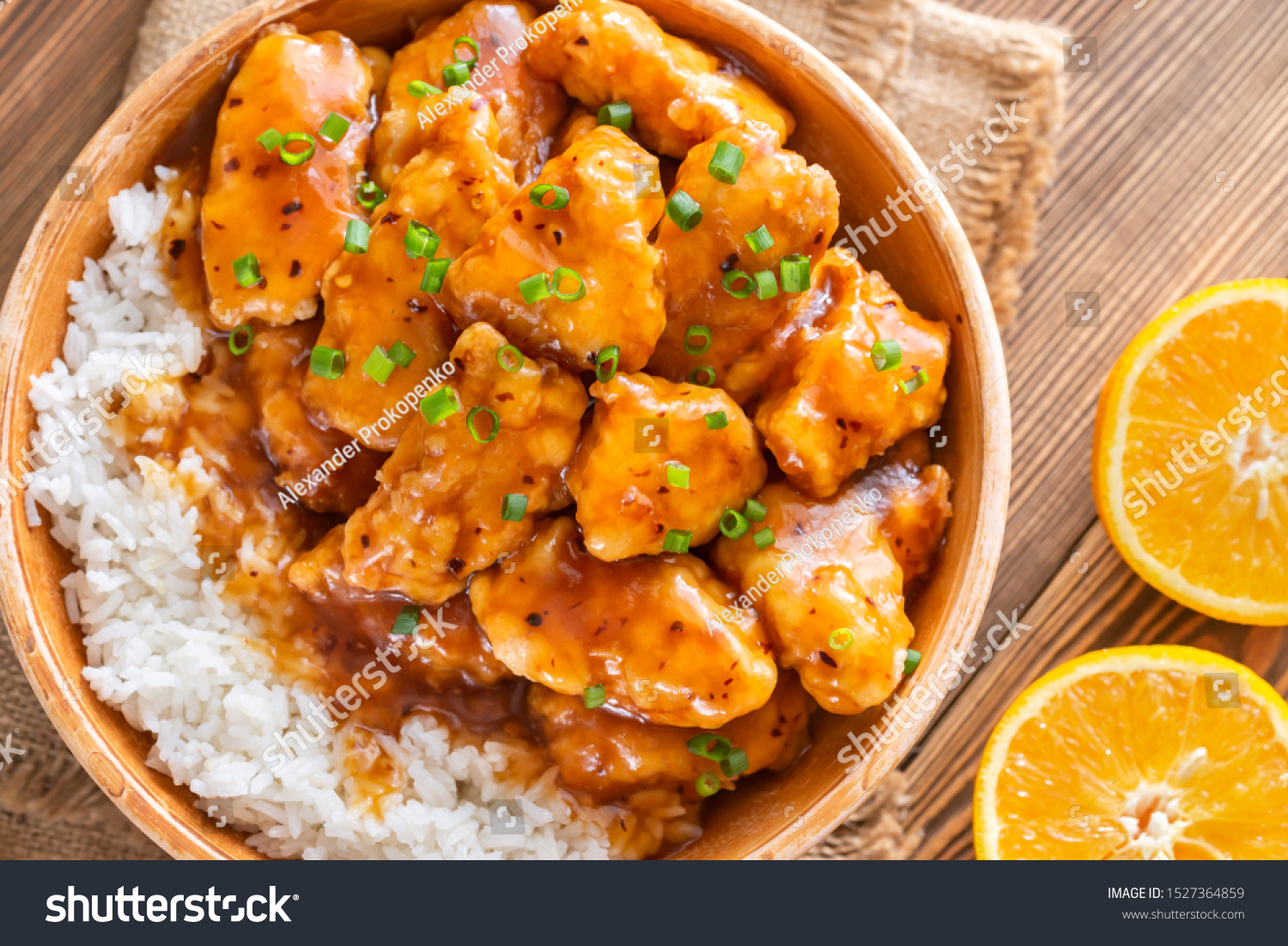 Chinese Orange Chicken Images Stock Photos Vectors Shutterstock