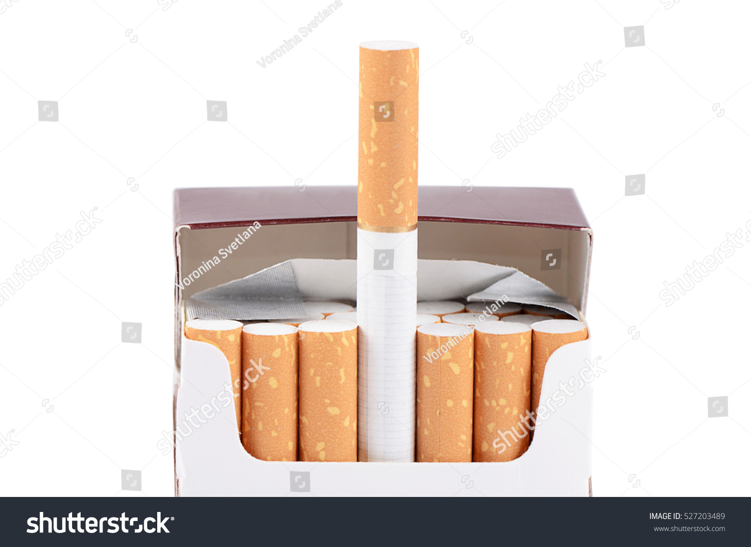 Box Cigarettes Isolated On White Stock Photo 527203489 - Shutterstock