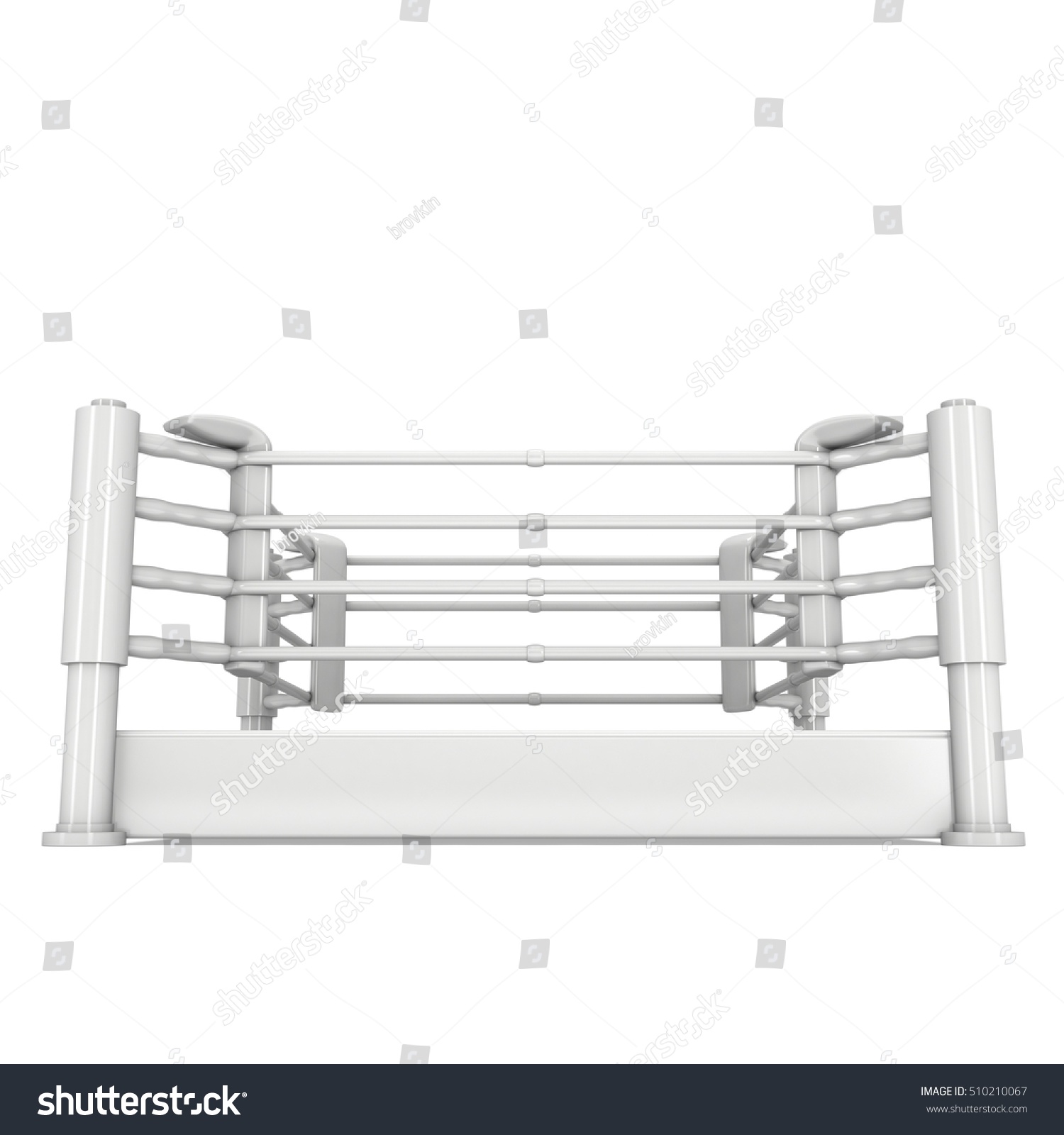 Boxing Ring High Resolution 3d Render: ภาพประกอบสต็อก 510210067