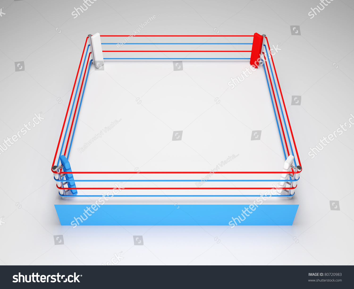 Boxing Ring On White Background 80720983 Shutterstock   Stock Photo Boxing Ring On White Background 80720983 