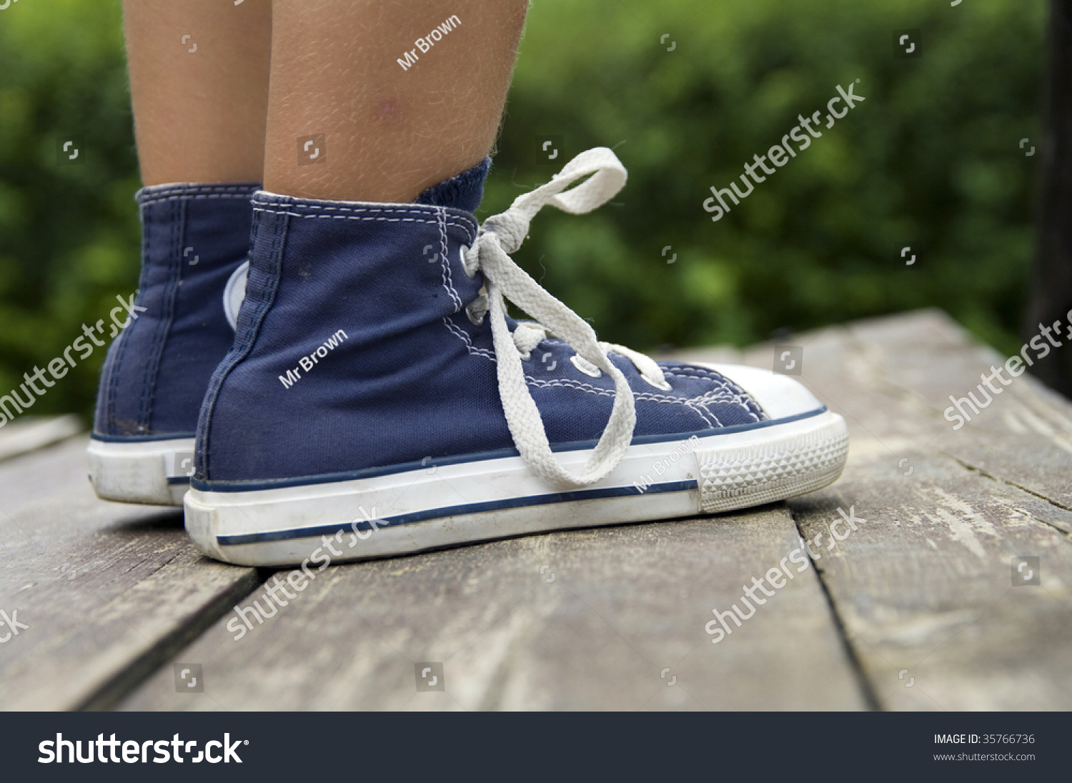 Boy Feet On The Floor Stock Photo 35766736 : Shutterstock