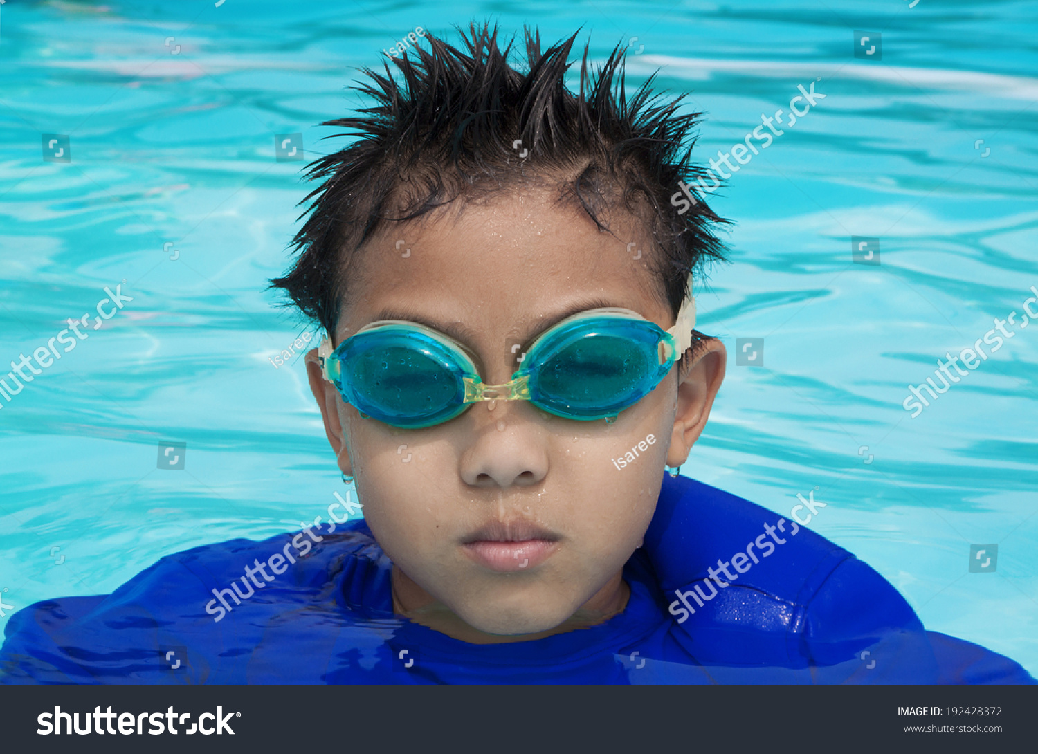 Boy Swimming Pool Stock Photo 192428372 Shutterstock