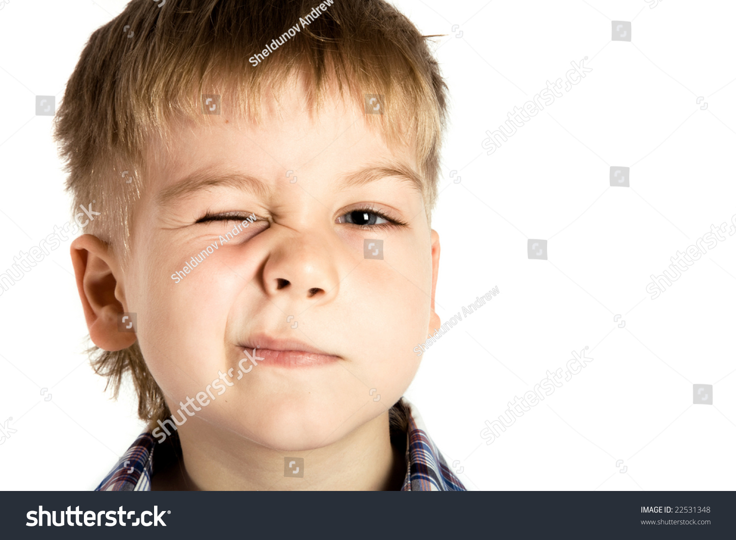 Boy Winking Stock Photo 22531348 - Shutterstock