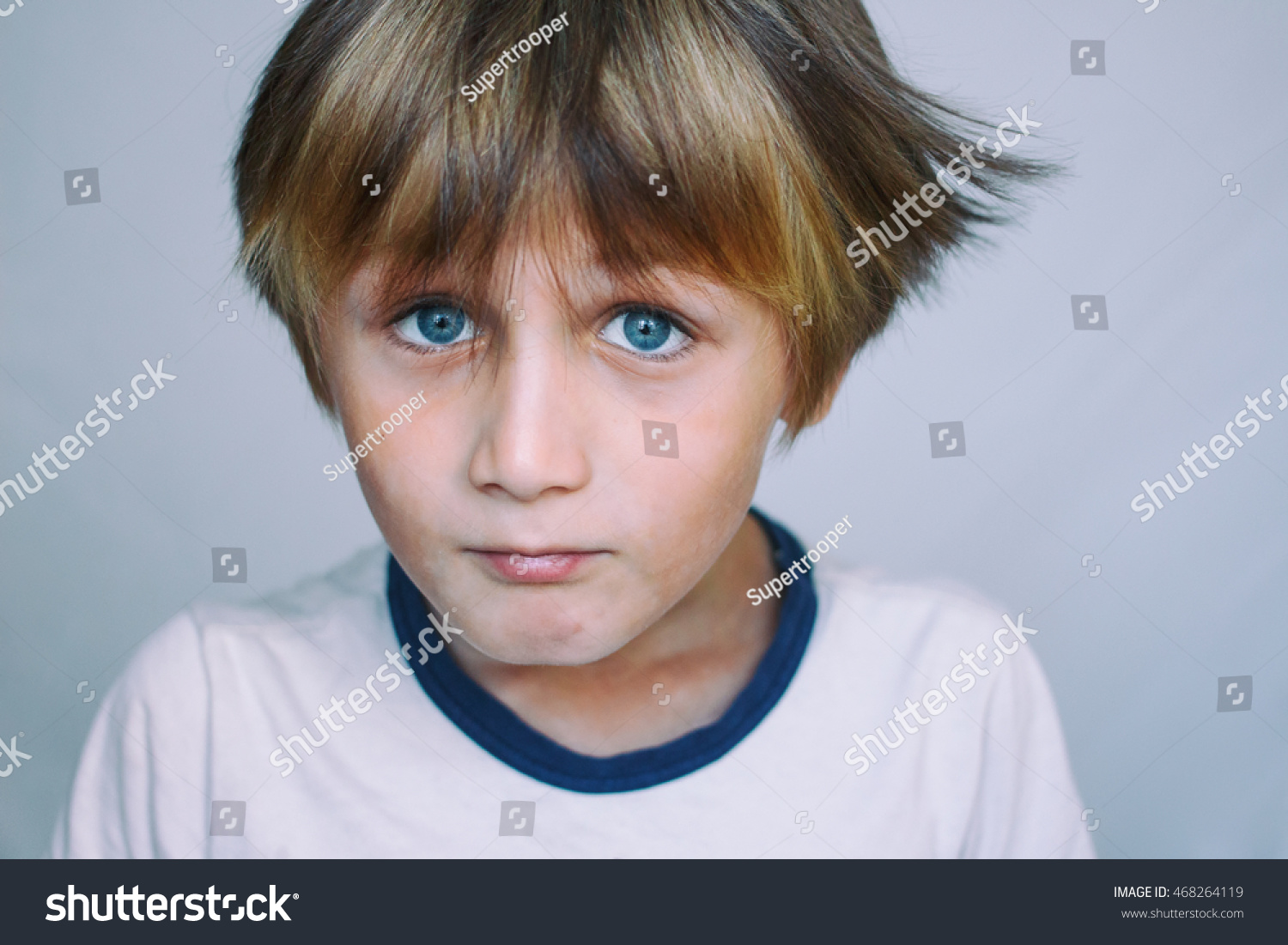 Boy 9 Years Old Front Light Stock Photo Edit Now 468264119