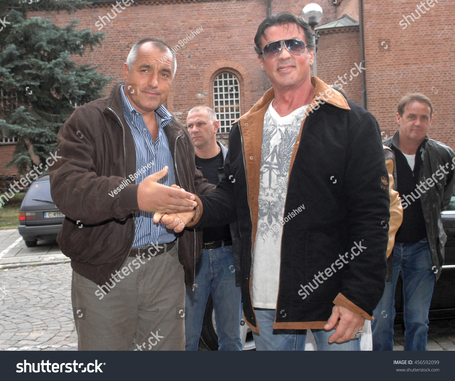 Hakuun Boyko Borisov Silvester Stallone Front Municipality Liittyva Arkistovalokuva Muokkaa Nyt 456592099