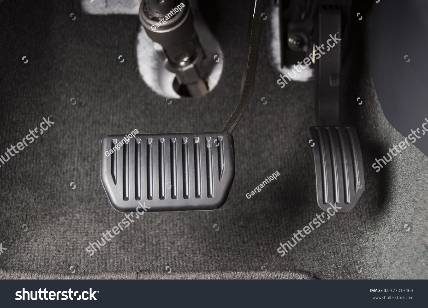 Brake Accelerator Pedal Automatic Transmission Car Stock Photo Edit Now