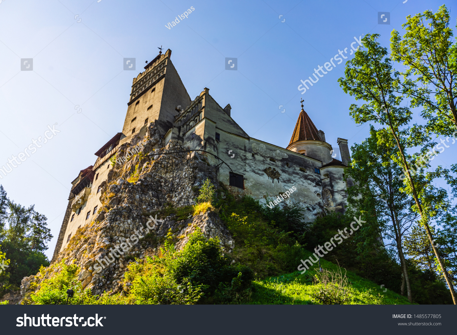 Bran Castle Castelul Bran Legendary Historical Stock Photo Edit Now 1485577805