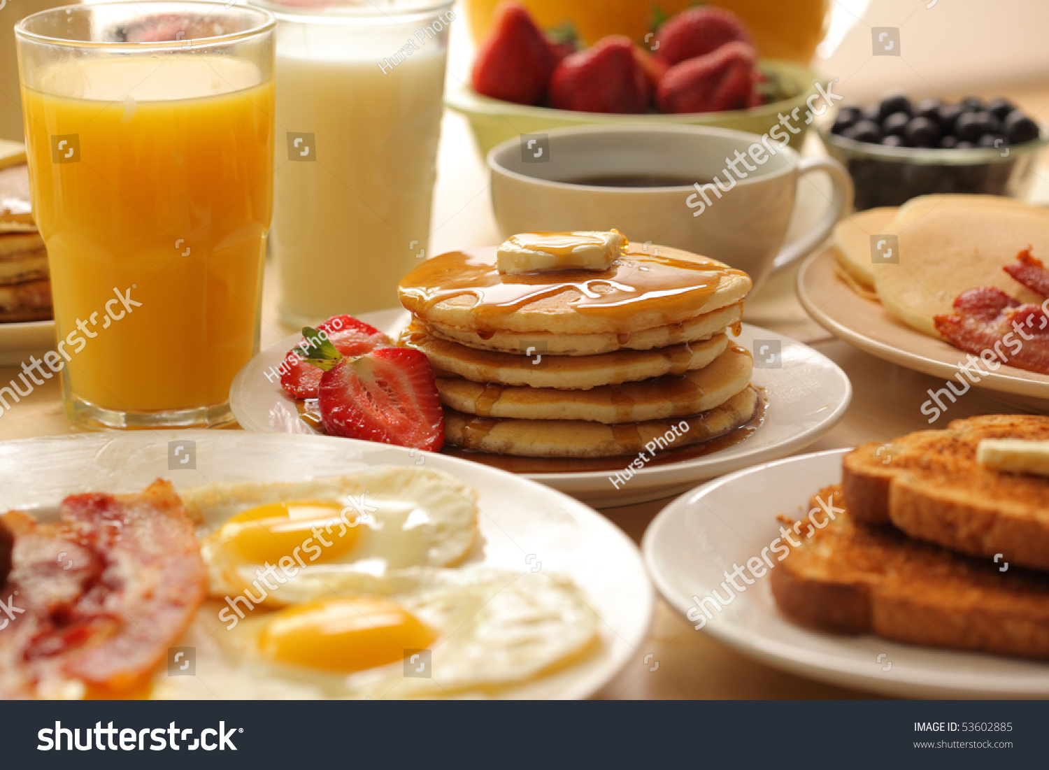Breakfast Foods Stock Photo 53602885 : Shutterstock