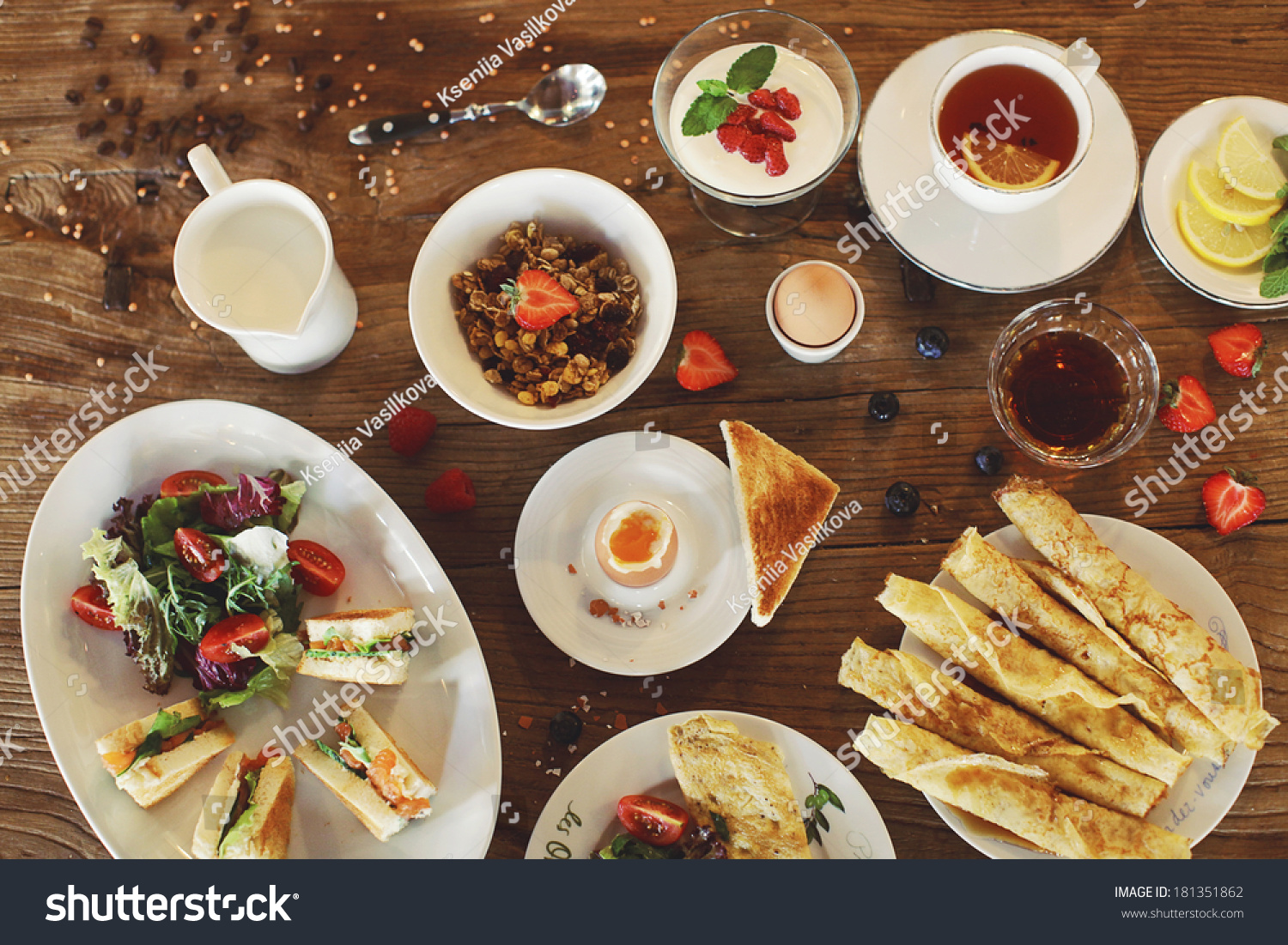 Breakfast Table Stock Photo 181351862 - Shutterstock