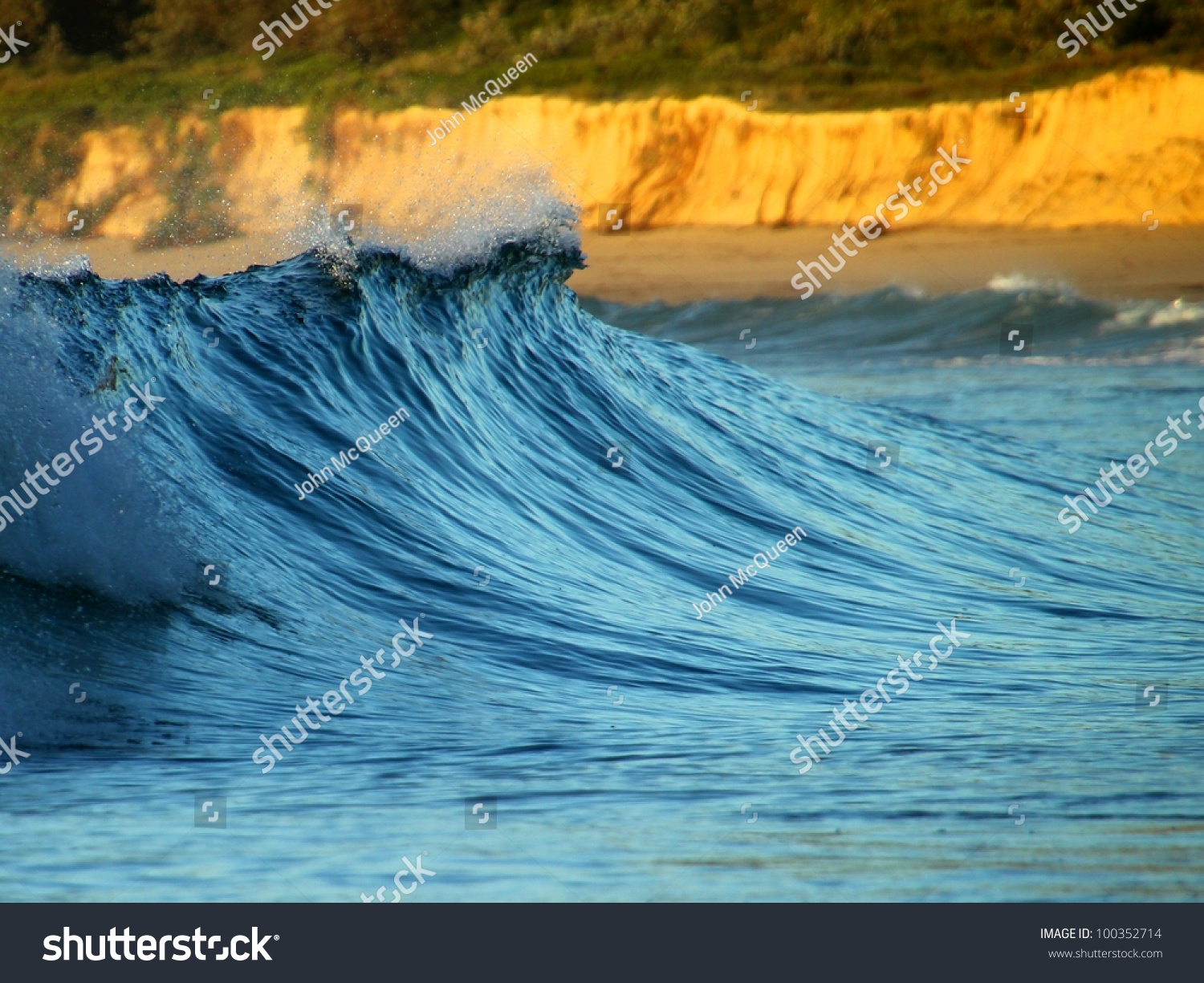 Breaking Wave Stock Photo 100352714 Shutterstock