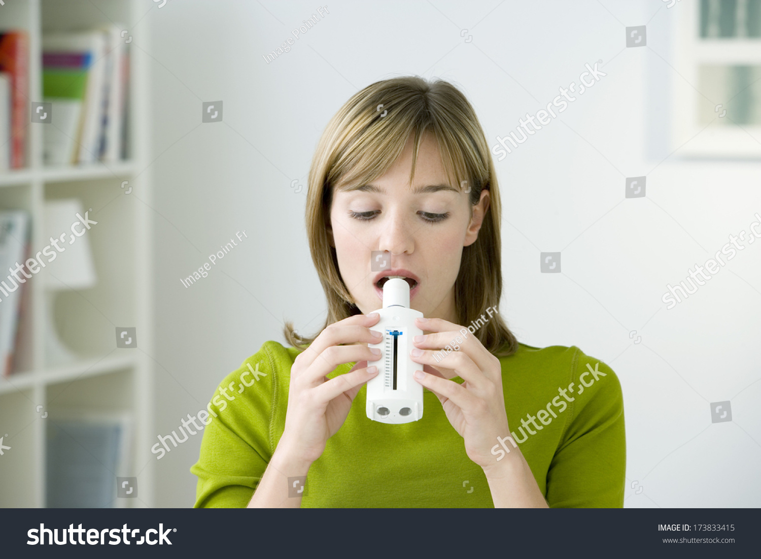 Breathing Spirometry Woman Stock Photo 173833415 | Shutterstock