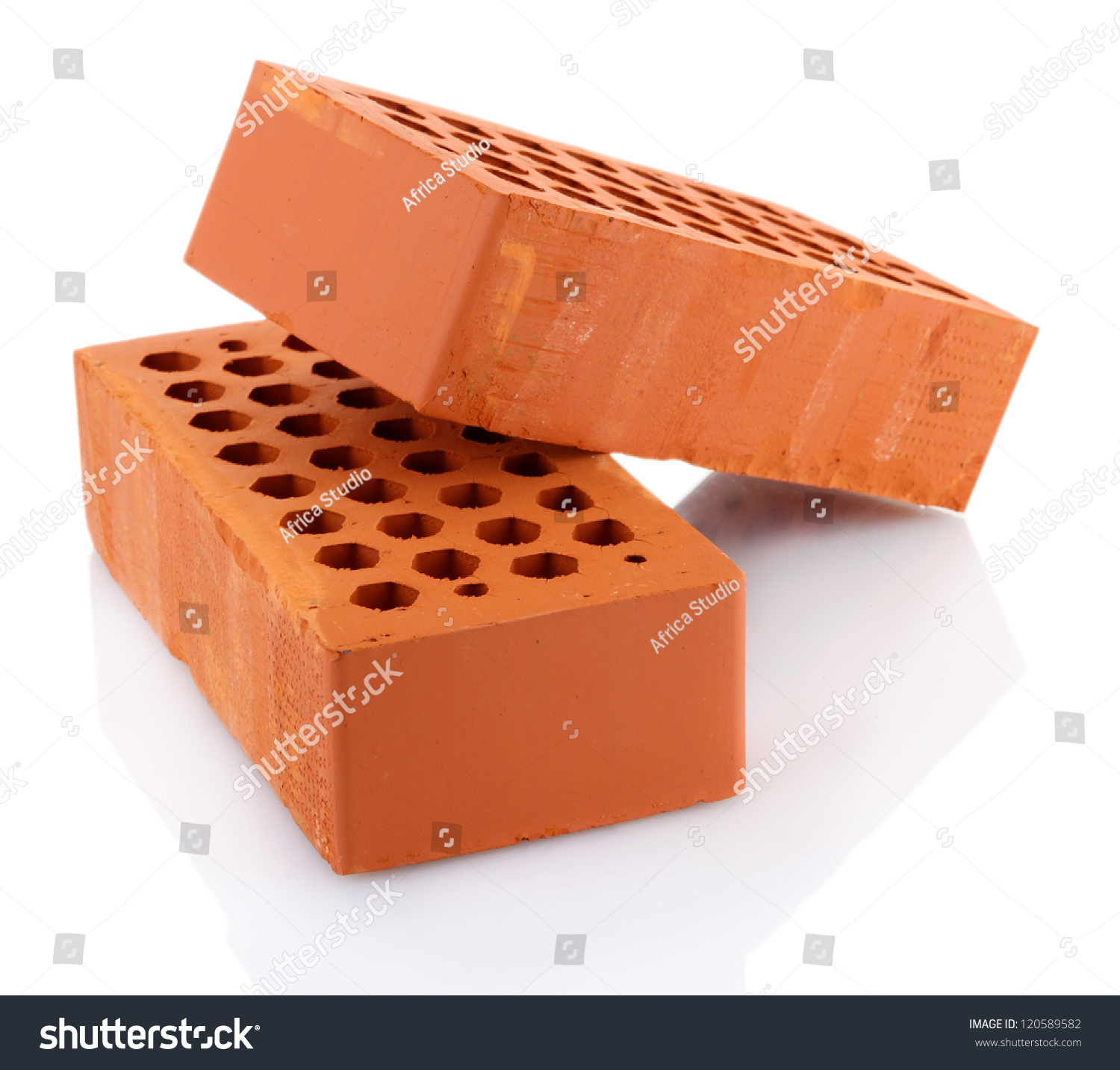 Bricks, Isolated On White Stock Photo 120589582 : Shutterstock