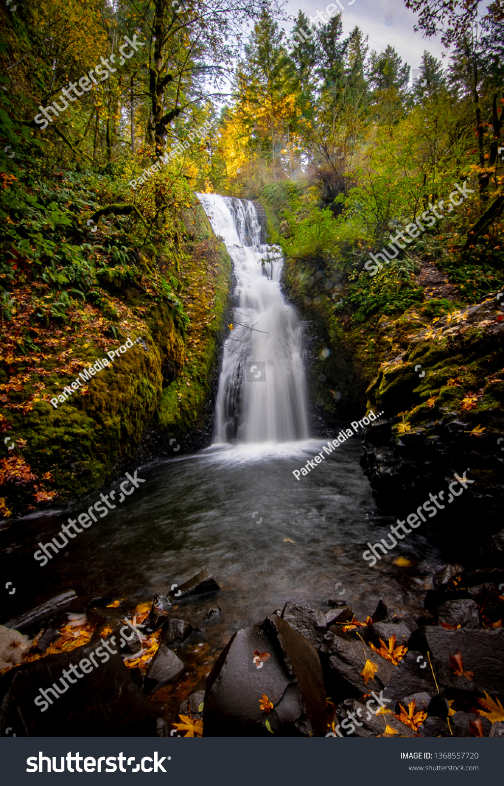 Bridal Veil Falls Oregon Stock Photo Edit Now