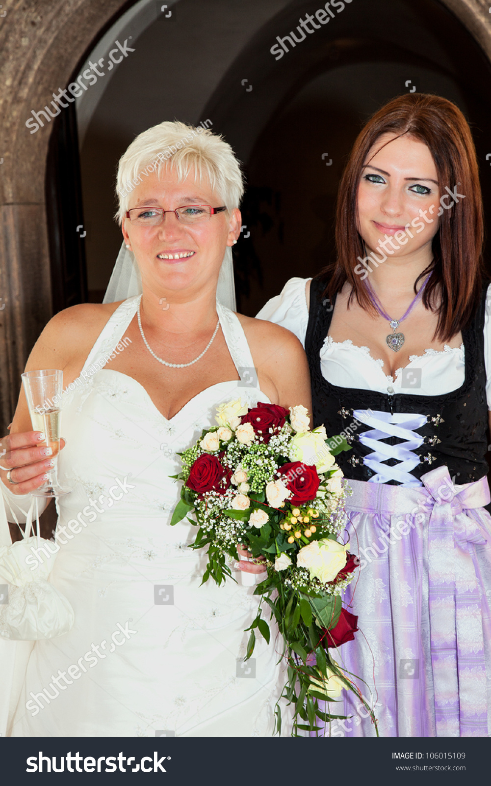 bridal dirndl