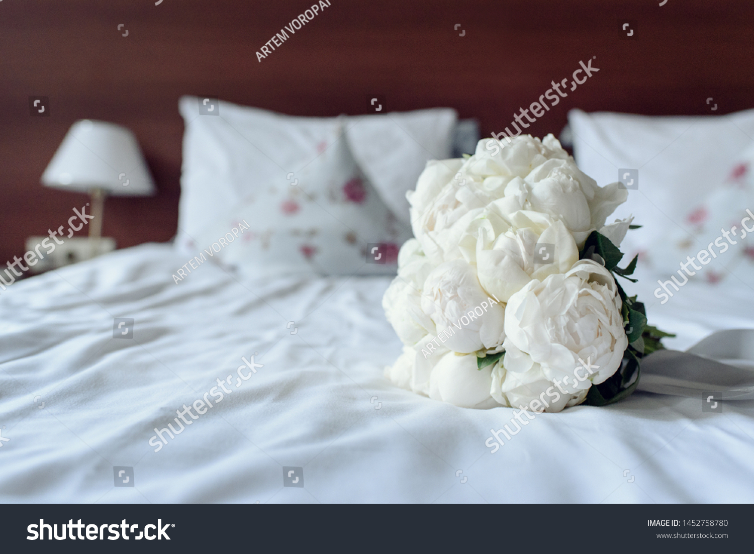 wedding night bed sheet