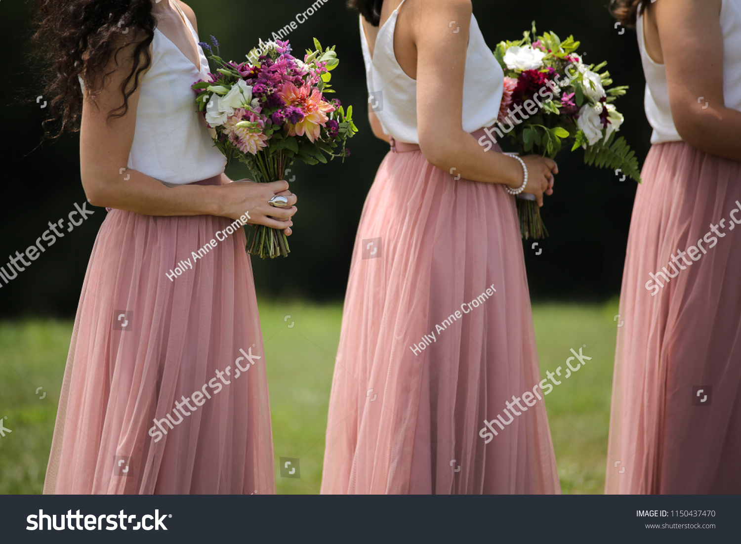 white shirt with tulle skirt