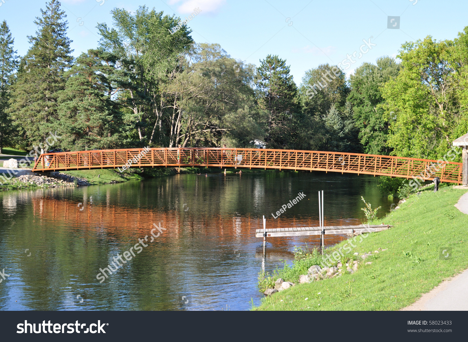 Bridge Over Gull River, Minden,Ontario Stock Photo 58023433 : Shutterstock