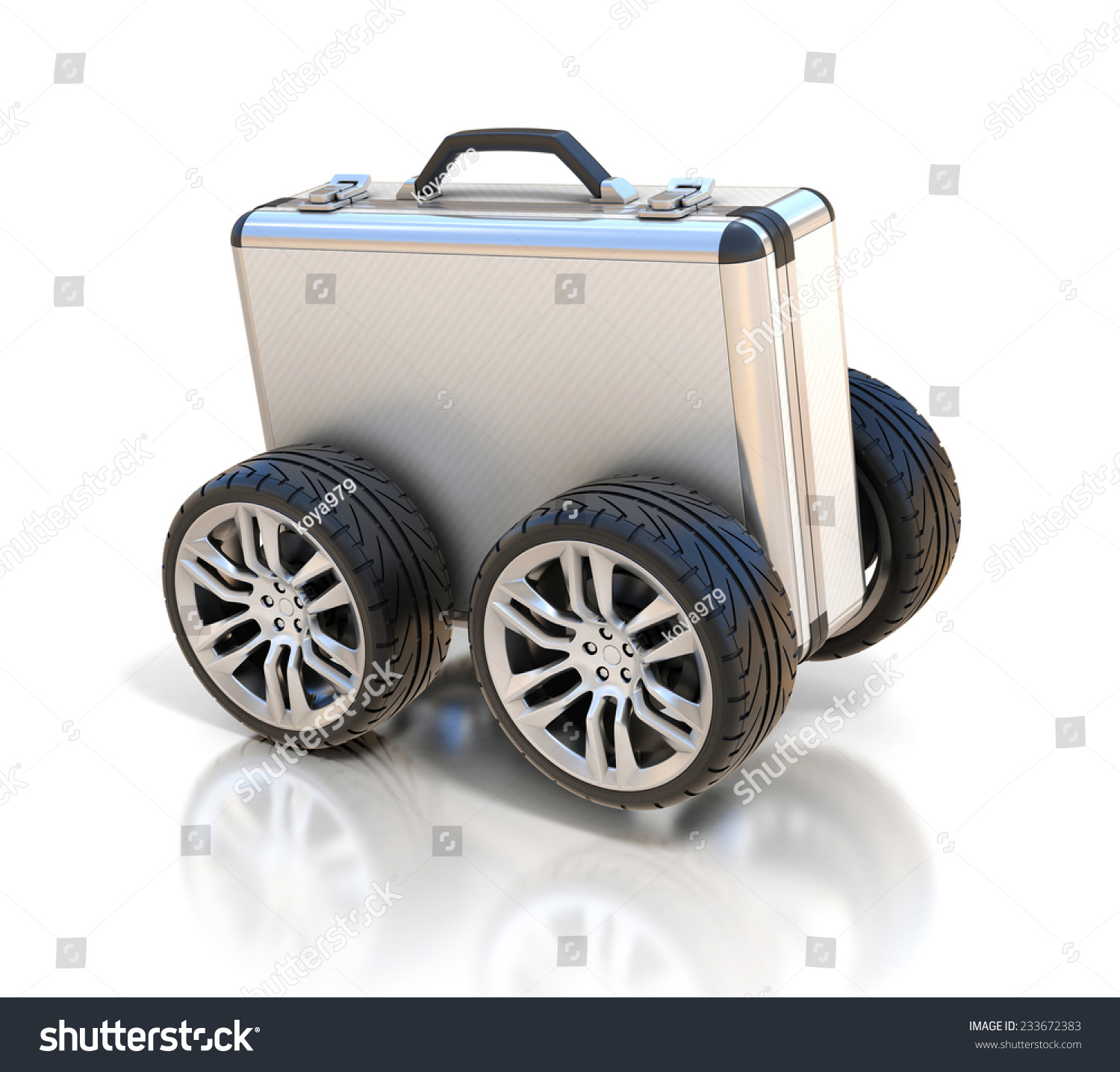 briefcase on wheels