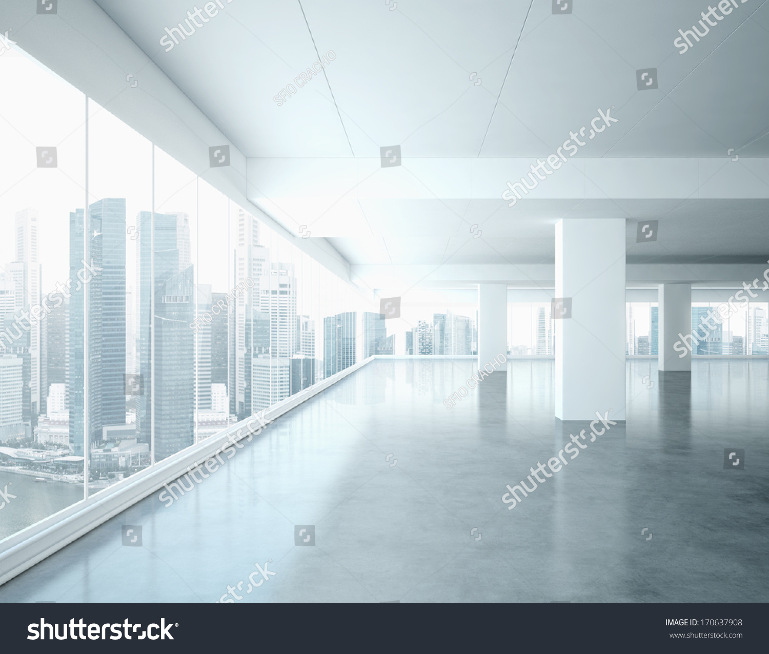 Bright Office Interior Stock Photo 170637908 - Shutterstock