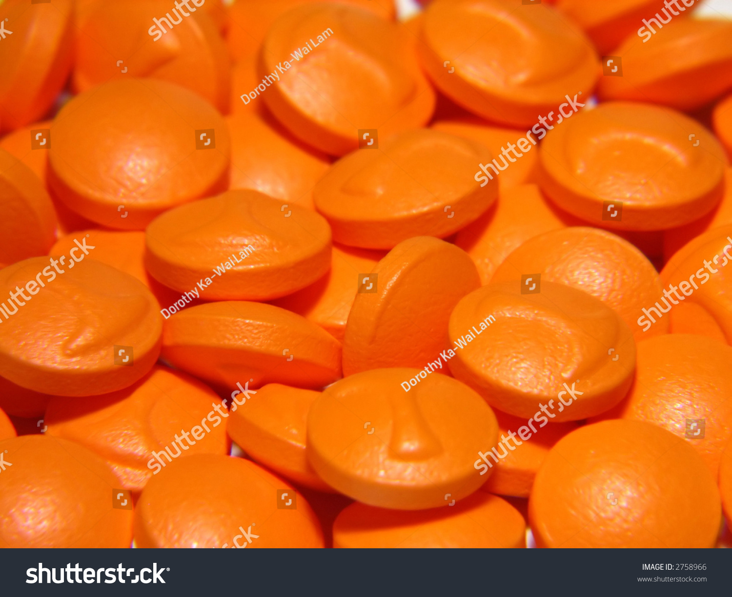 Bright Orange Medicine Aspirin Stock Photo 2758966 - Shutterstock