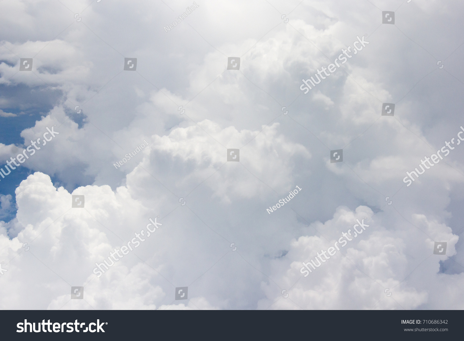 Bright White Cloud Texture Background View Stock Photo 710686342 ...