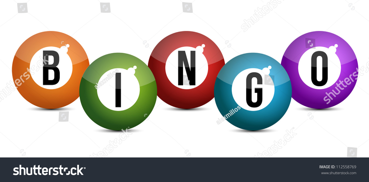 Brightly Coloured Bingo Balls Illustration Design - 112558769 ...
