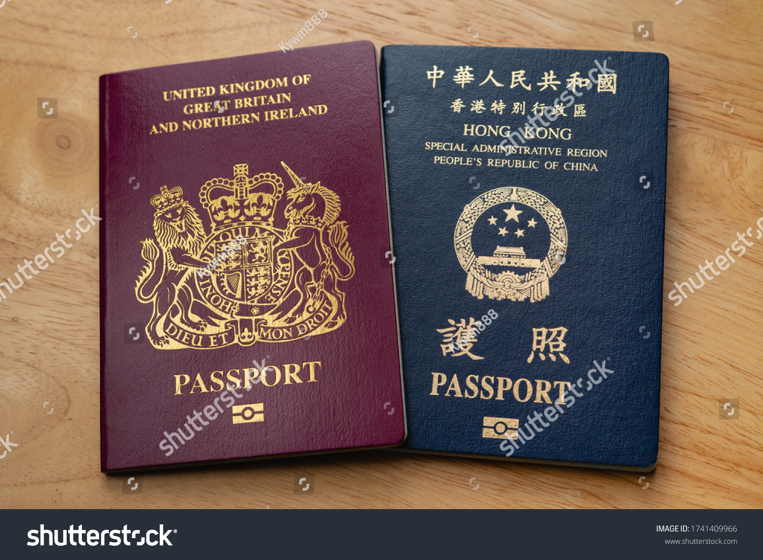 993 Hong Kong Passport Images Stock Photos Vectors Shutterstock   Stock Photo British National Oversea Bno Passport And Hong Kong Special Administrative Region Hksar 1741409966 