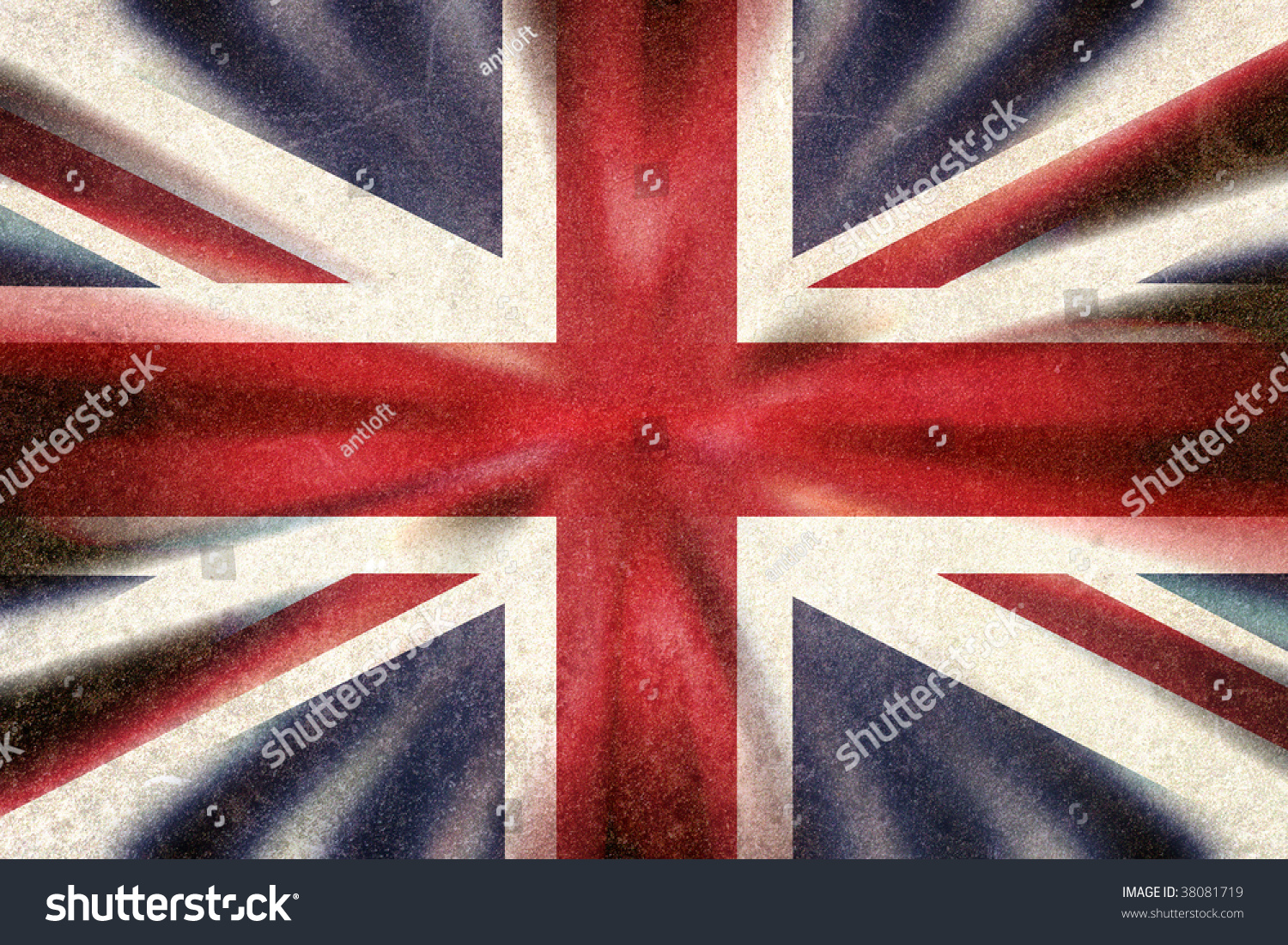 British Union Jack Flag Grunge Style Stock Photo 38081719 - Shutterstock